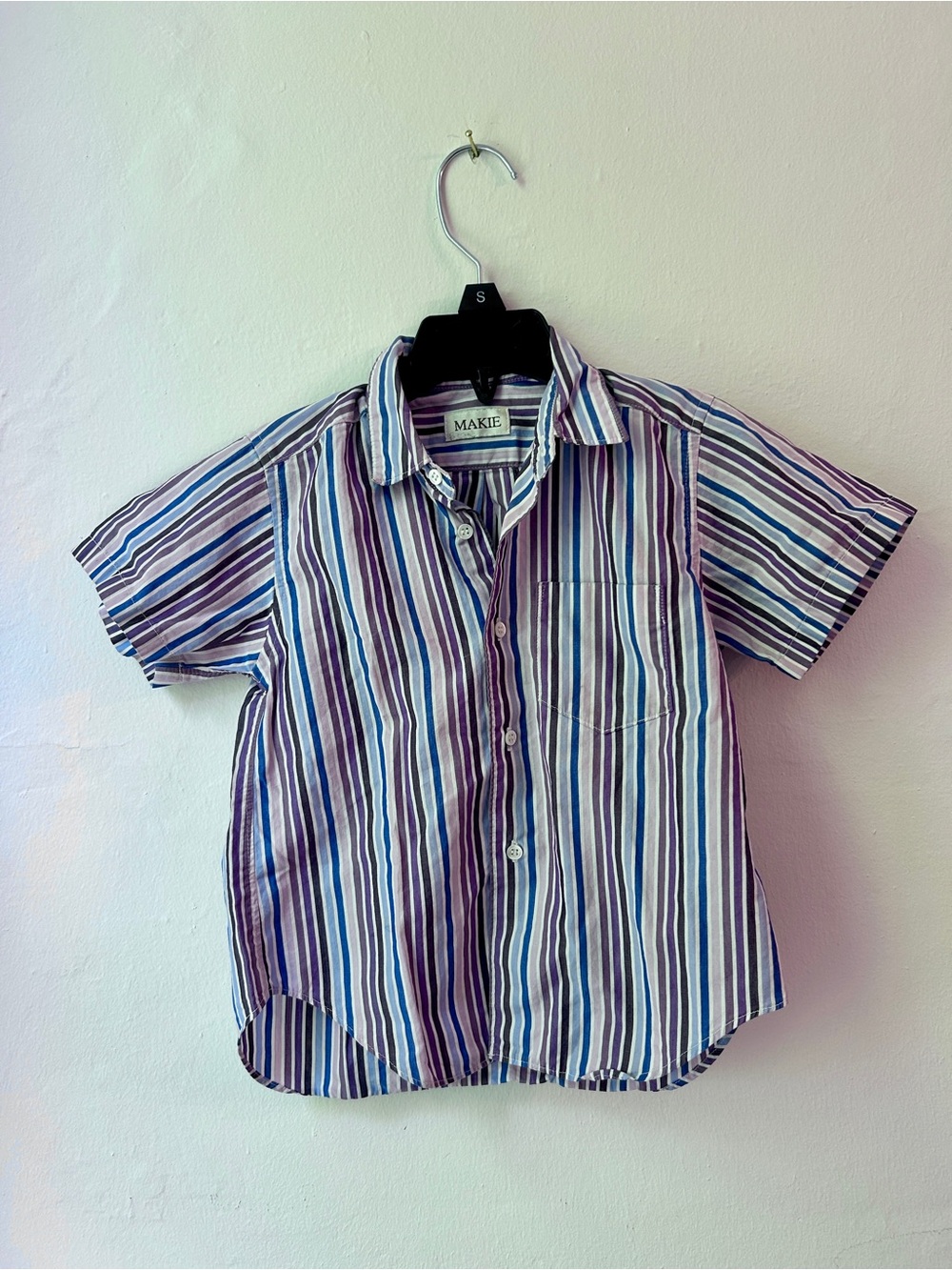 Makie striped button down